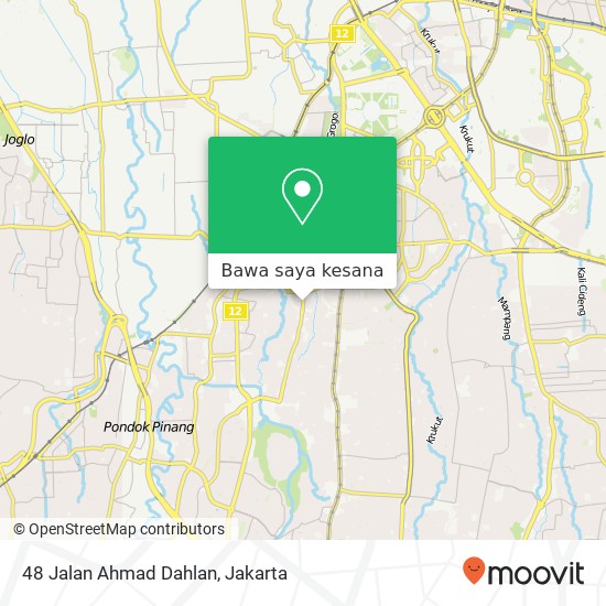 Peta 48 Jalan Ahmad Dahlan