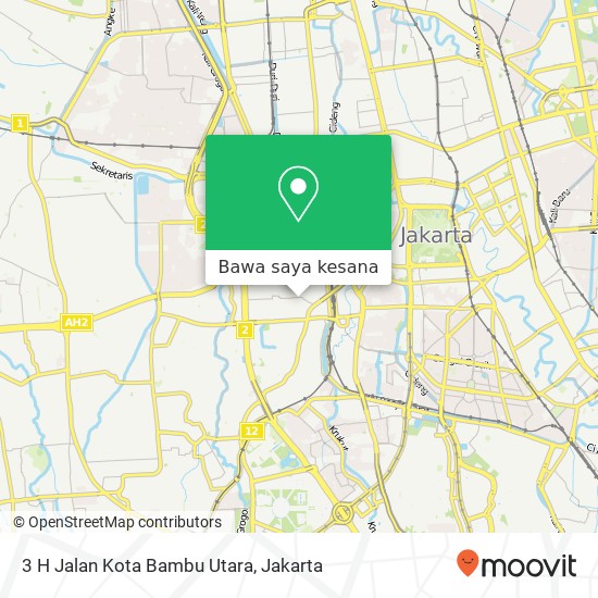 Peta 3 H Jalan Kota Bambu Utara