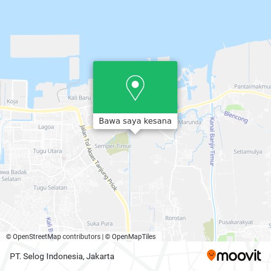 Peta PT. Selog Indonesia