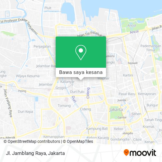 Peta Jl. Jamblang Raya