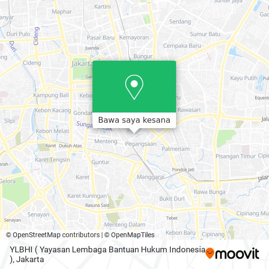 Peta YLBHI ( Yayasan Lembaga Bantuan Hukum Indonesia  )