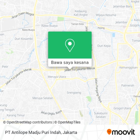 Peta PT Antilope Madju Puri Indah