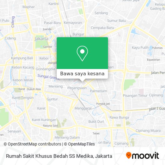Peta Rumah Sakit Khusus Bedah SS Medika
