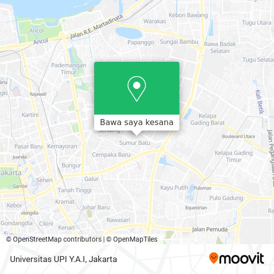 Peta Universitas UPI Y.A.I
