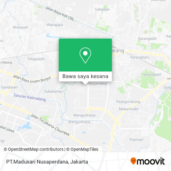 Peta PT.Madusari Nusaperdana