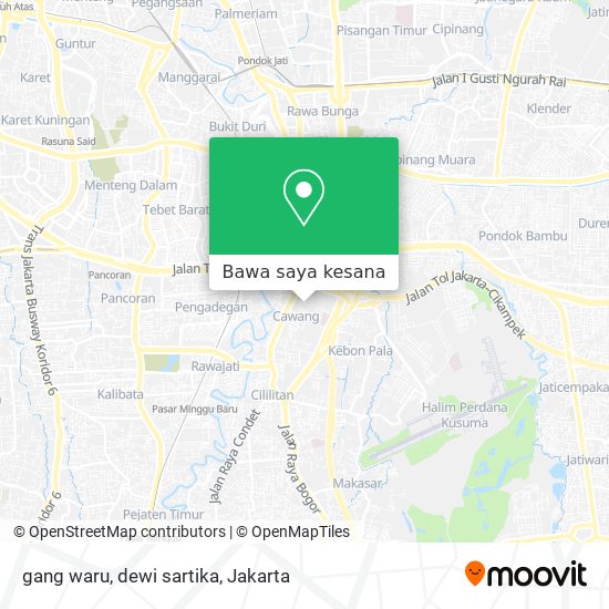 Peta gang waru, dewi sartika