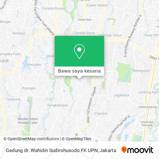 Peta Gedung dr. Wahidin Sudirohusodo FK UPN