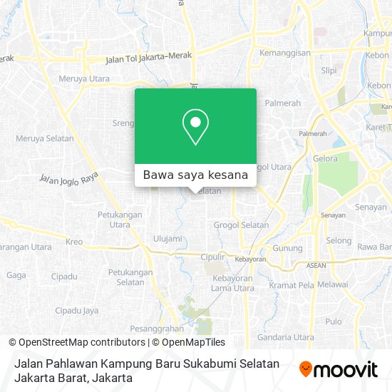 Peta Jalan Pahlawan Kampung Baru Sukabumi Selatan Jakarta Barat