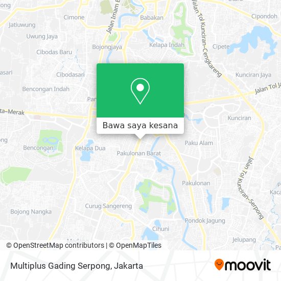 Peta Multiplus Gading Serpong