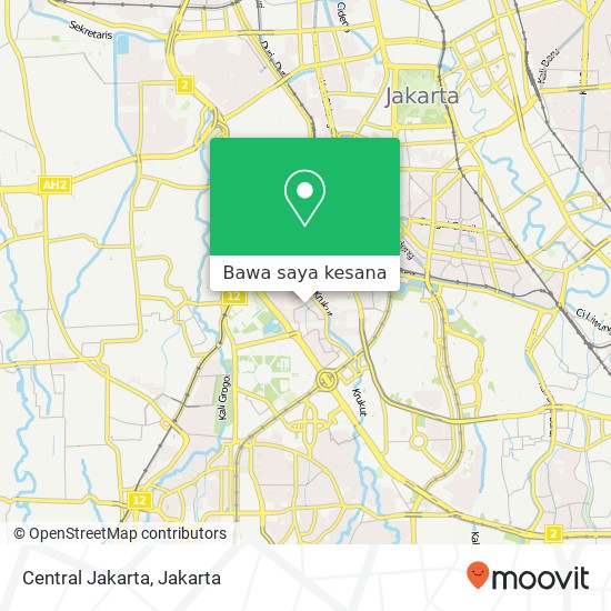Peta Central Jakarta