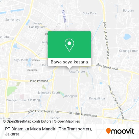 Peta PT Dinamika Muda Mandiri (The Transporter)