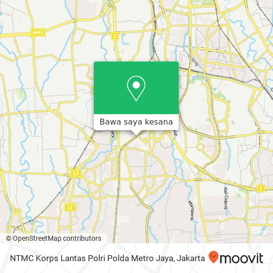 Peta NTMC Korps Lantas Polri Polda Metro Jaya