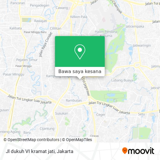 Peta Jl dukuh VI kramat jati