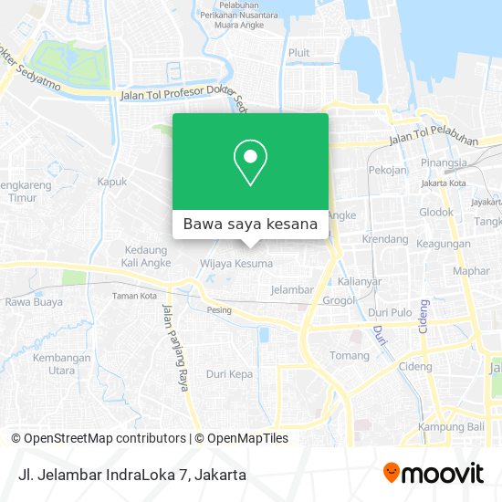 Peta Jl. Jelambar IndraLoka 7