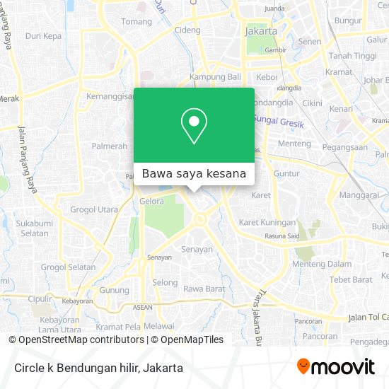 Peta Circle k Bendungan hilir