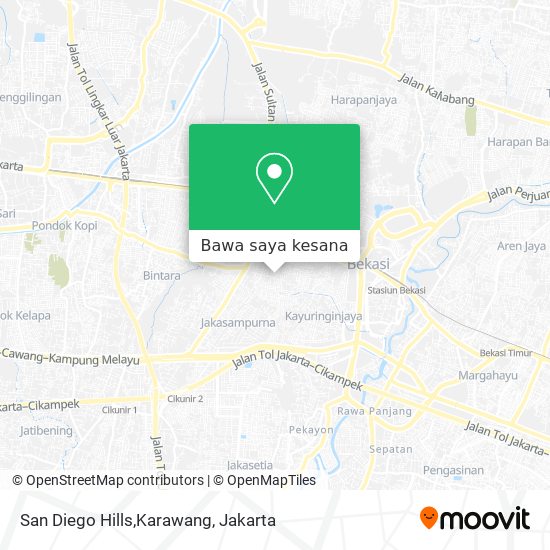 Peta San Diego Hills,Karawang