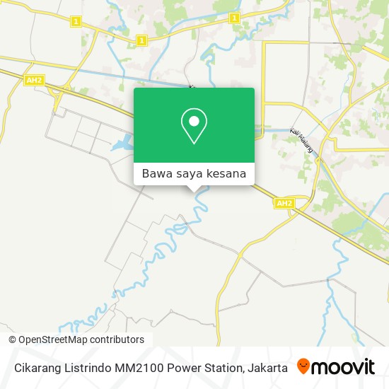 Peta Cikarang Listrindo MM2100 Power Station