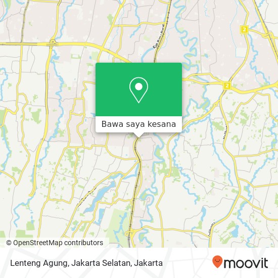 Peta Lenteng Agung, Jakarta Selatan