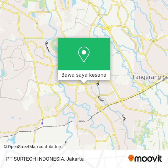 Peta PT SURTECH INDONESIA
