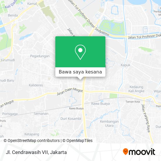 Peta Jl. Cendrawasih VII