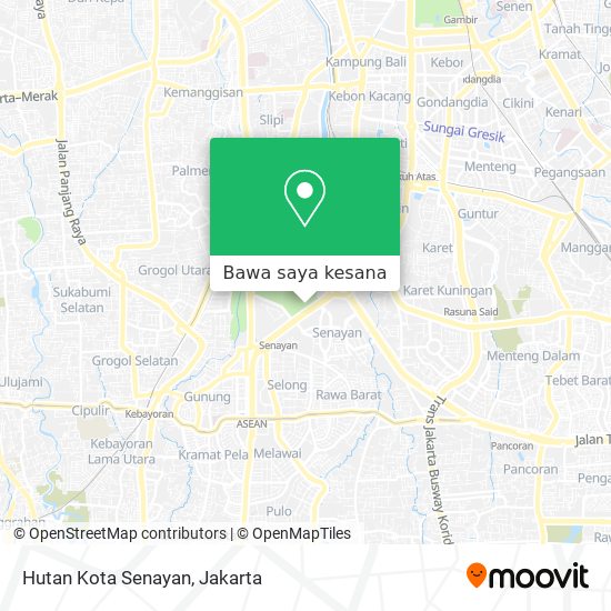 Peta Hutan Kota Senayan