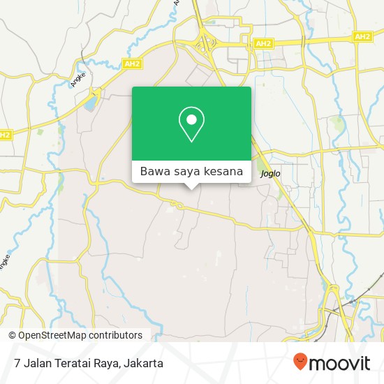 Peta 7 Jalan Teratai Raya