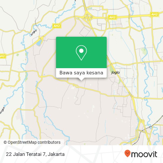 Peta 22 Jalan Teratai 7