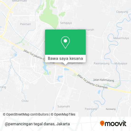 Peta @pemancingan tegal danas
