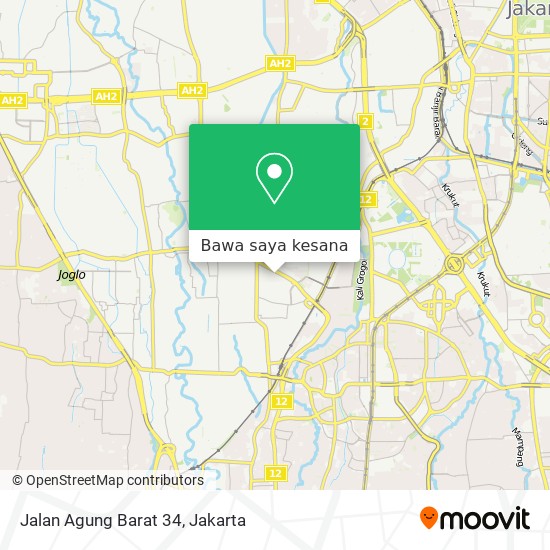 Peta Jalan Agung Barat 34