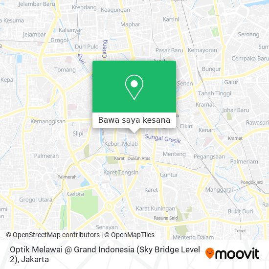 Peta Optik Melawai @ Grand Indonesia (Sky Bridge Level 2)