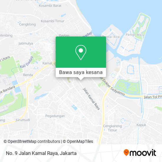 Peta No. 9 Jalan Kamal Raya