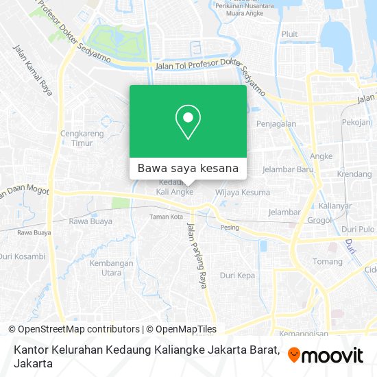Peta Kantor Kelurahan Kedaung Kaliangke Jakarta Barat