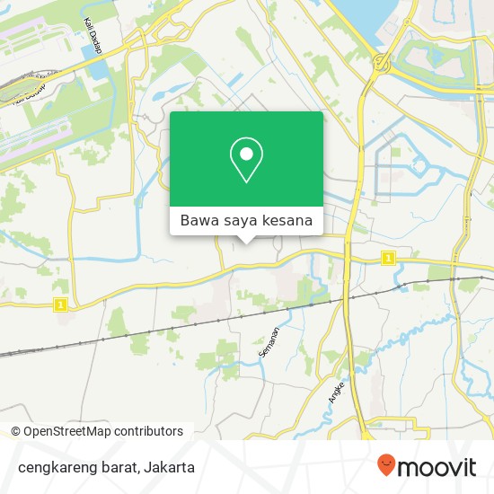 Peta cengkareng barat