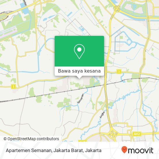 Peta Apartemen Semanan, Jakarta Barat