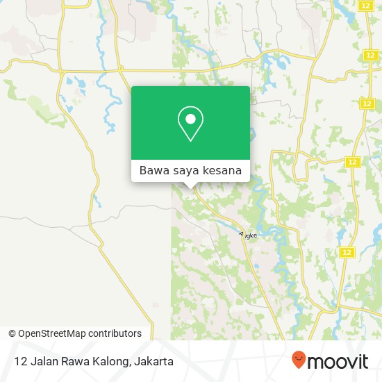 Peta 12 Jalan Rawa Kalong