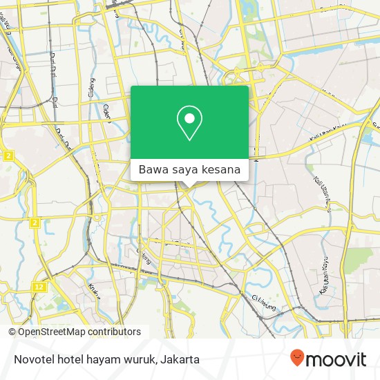 Peta Novotel hotel hayam wuruk