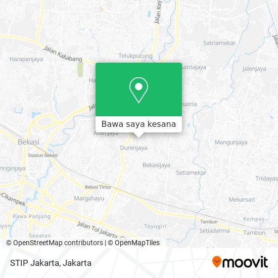 Peta STIP Jakarta