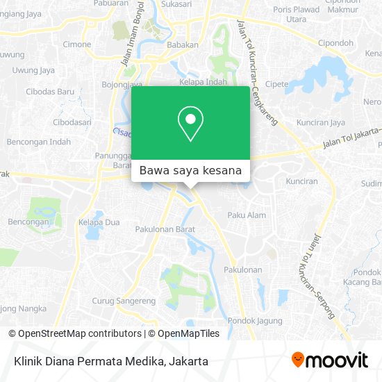 Peta Klinik Diana Permata Medika