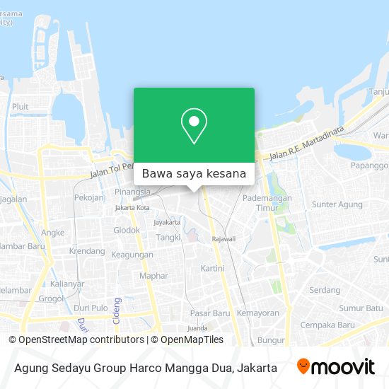 Peta Agung Sedayu Group Harco Mangga Dua