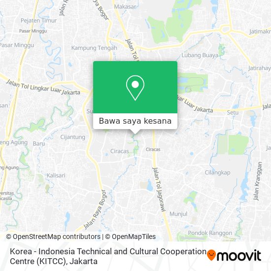 Peta Korea - Indonesia Technical and Cultural Cooperation Centre (KITCC)