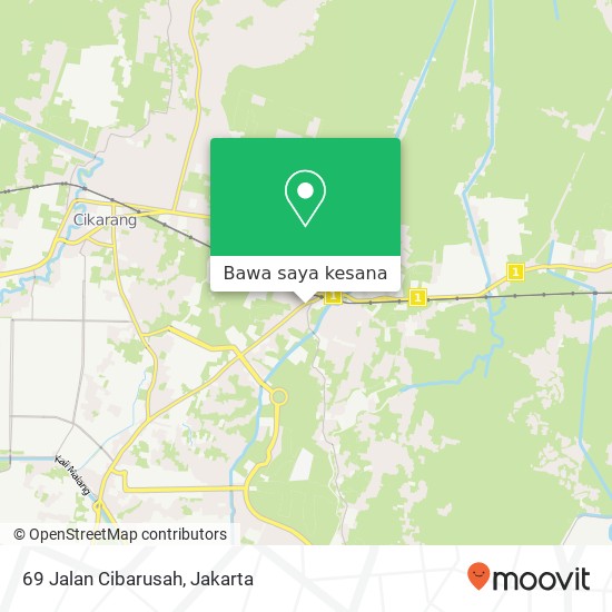 Peta 69 Jalan Cibarusah