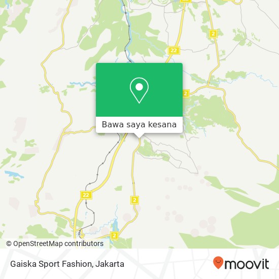 Peta Gaiska Sport Fashion, Jalan Raya Bogor Sukabumi Caringin 16732
