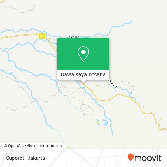Peta Superoti, Jalan Raya Puncak Cisarua Cisarua Bogor