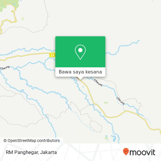 Peta RM Panghegar, Jalan Raya Puncak Cisarua Cisarua Bogor Kabupaten 16758