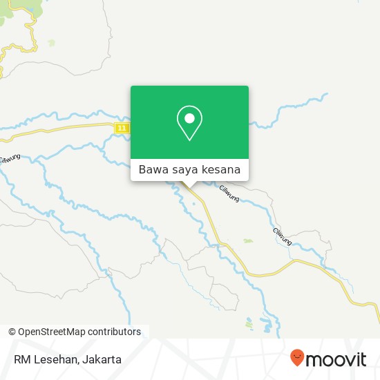 Peta RM Lesehan, Jalan Raya Puncak Cisarua Cisarua Bogor