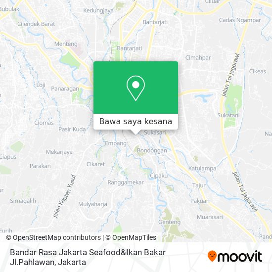 Peta Bandar Rasa Jakarta Seafood&Ikan Bakar Jl.Pahlawan