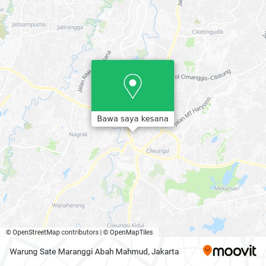 Peta Warung Sate Maranggi Abah Mahmud