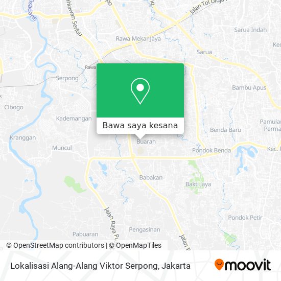 Peta Lokalisasi Alang-Alang Viktor Serpong