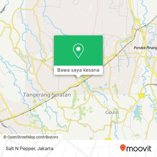 Peta Salt N Pepper, Pondok Aren Tangerang Selatan 15424