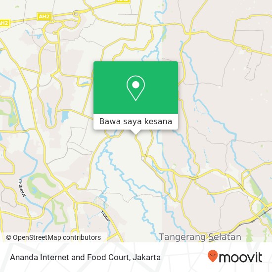 Peta Ananda Internet and Food Court